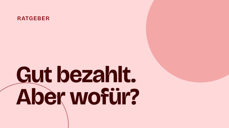 Gutes Gehalt im Startup, aber kein Sinn: Wenn der Job stimmt, nur nicht für dich