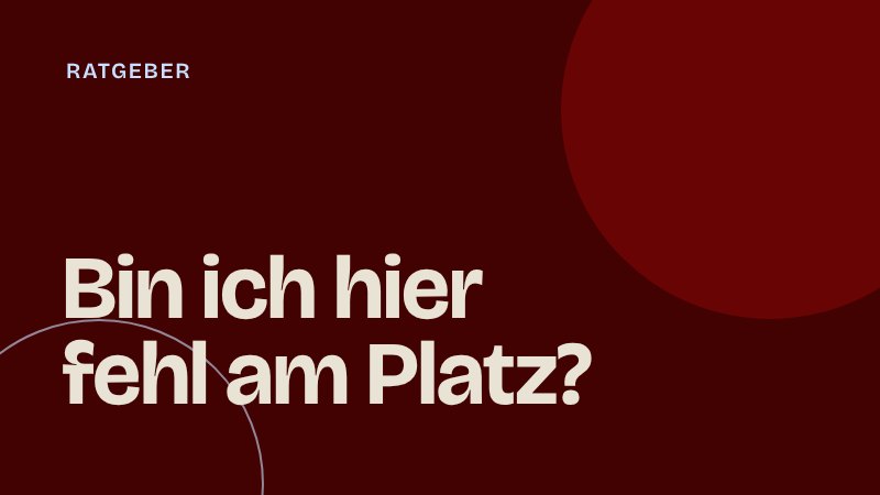 Imposter-Syndrom als neue Führungskraft im Startup: Wenn du denkst, du bist fehl am Platz