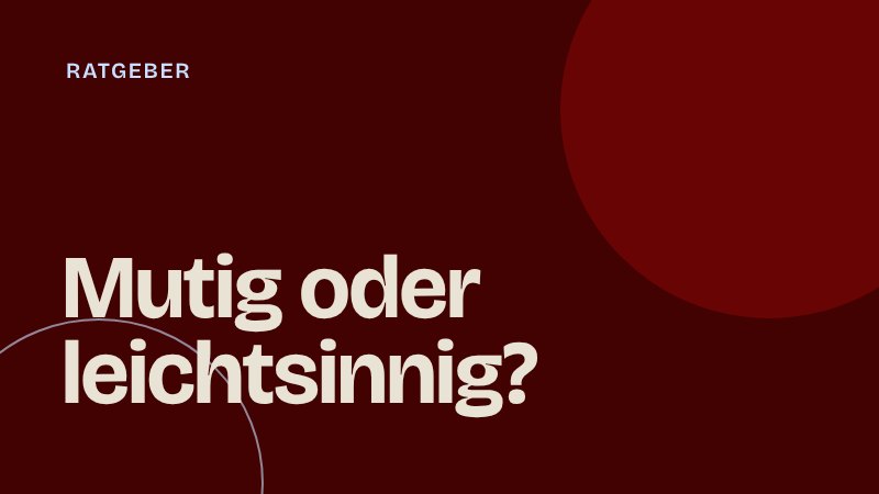 Soll ich kündigen ohne neuen Job? Die ehrlichen Fragen ab 30