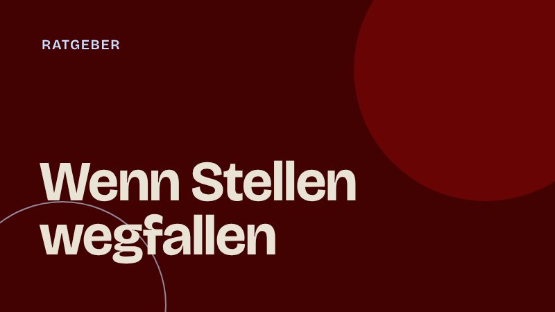 Layoffs im Startup: Wie du als Teamlead dein Team durch eine Kündigungswelle führst