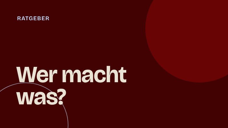Rollen im Gründerteam klären: Wer macht was, und wer entscheidet?