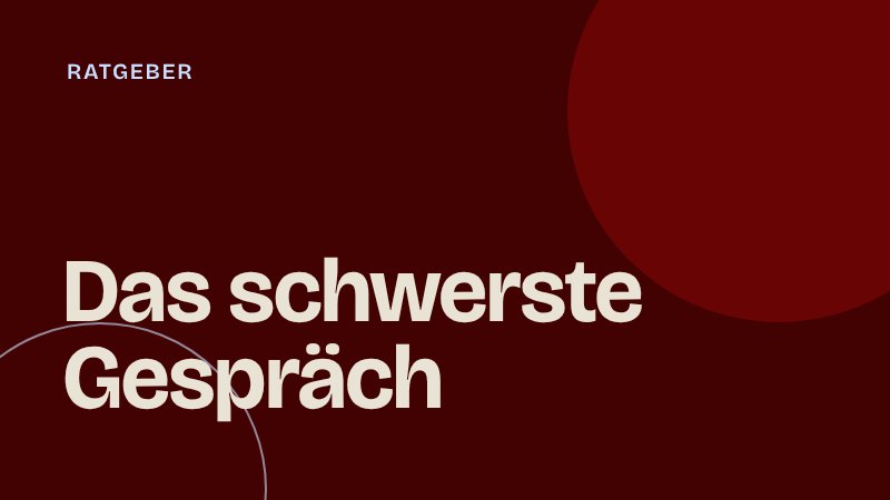 Trennungsgespräch führen als Teamlead im Startup: Vorbereitung und Ablauf