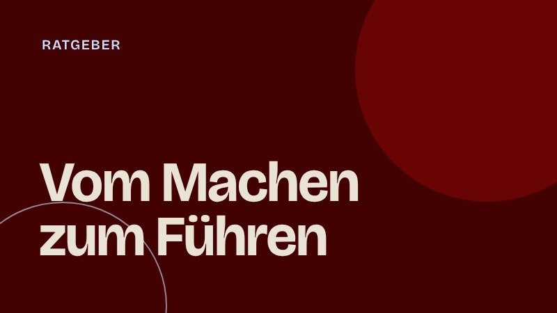 Vom Gründer zum CEO: Wie sich deine Rolle verändert, wenn das Startup wächst